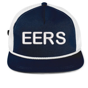 Blue and White "EERS" Hat